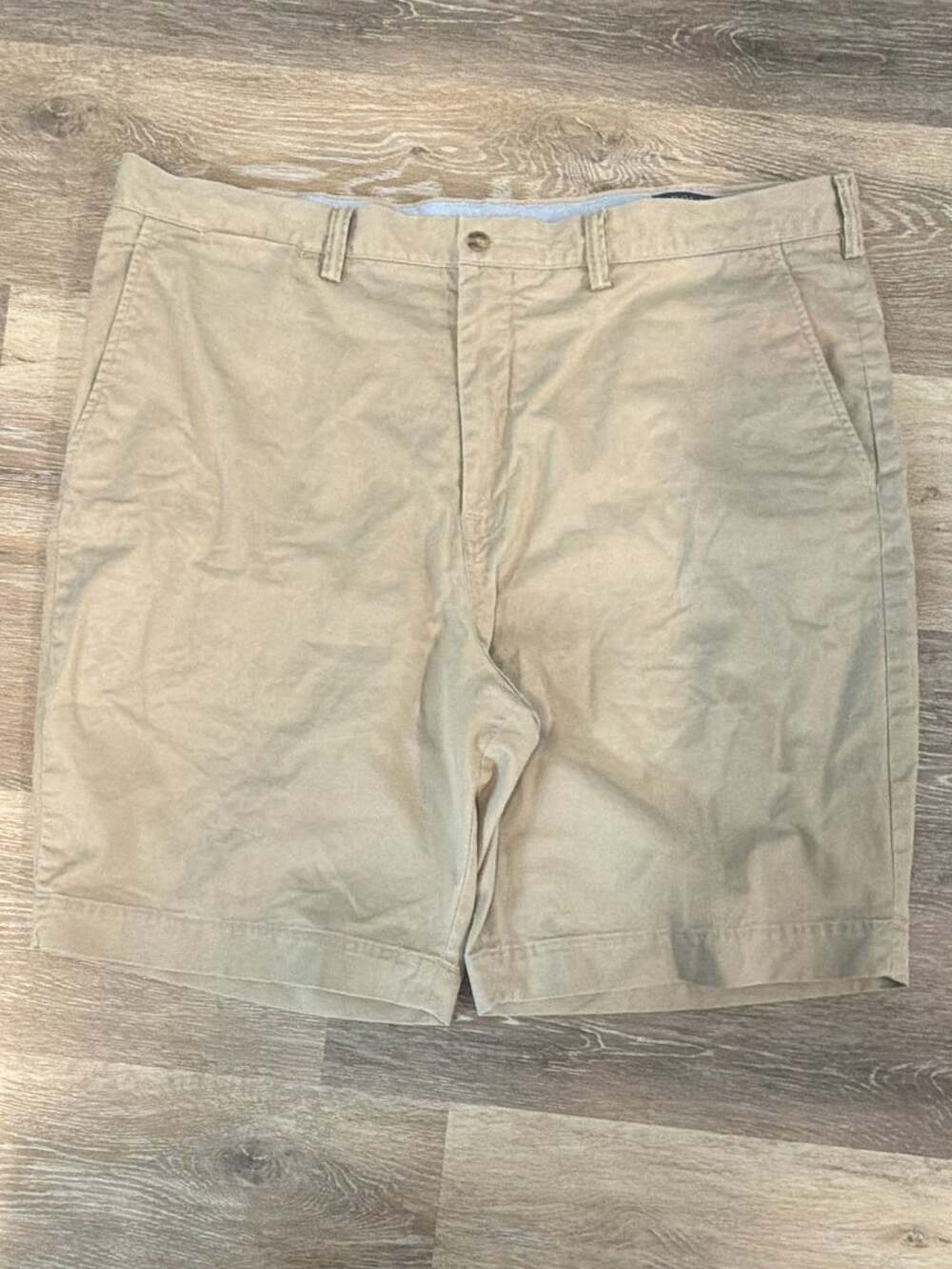 Polo Ralph Lauren Shorts Size 40 Tan Stretch Classic Fit Chino